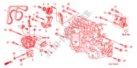 SUPPORT D'ALTERNATEUR/ TENDEUR pour Honda CIVIC 1.6 S 4 Portes 5 vitesses automatique 2007