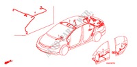 FAISCEAU DES FILS(LH) (4) pour Honda CIVIC VTI 4 Portes 5 vitesses manuelles 2009