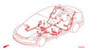 FAISCEAU DES FILS(RH) (3) pour Honda CIVIC 1.8 SE 4 Portes 6 vitesses manuelles 2008