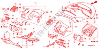 GARNITURE D'INSTRUMENT(COTE DE CONDUCTEUR) (LH) pour Honda CIVIC 1.8 S 4 Portes 6 vitesses manuelles 2009
