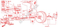 MAITRE CYLINDRE DE FREIN/ ALIMENTATION PRINCIPALE(RH) pour Honda CIVIC 1.8 S 4 Portes 6 vitesses manuelles 2008