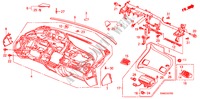 PANNEAU D'INSTRUMENT(LH) pour Honda CIVIC 1.8 ES 4 Portes 5 vitesses automatique 2008