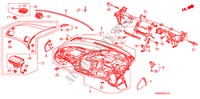 PANNEAU D'INSTRUMENT(RH) pour Honda CIVIC 1.8 SE 4 Portes 6 vitesses manuelles 2009