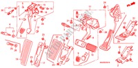 PEDALE(RH) pour Honda CIVIC 1.6 SE 4 Portes 5 vitesses automatique 2008