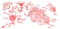 SUPPORT D'ALTERNATEUR/ TENDEUR pour Honda CIVIC 1.8 ES 4 Portes 6 vitesses manuelles 2009