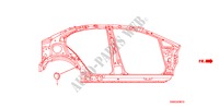 ANNEAU(LATERAL) pour Honda CIVIC 1.8 VXI 4 Portes 5 vitesses manuelles 2011