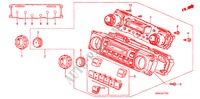 AUTO AIR CONDITIONERCONTROL(RH) pour Honda CIVIC 1.8 VXI 4 Portes 5 vitesses manuelles 2011