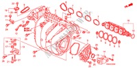 COLLECTEUR D'ADMISSION pour Honda CIVIC 1.8 VXI 4 Portes 5 vitesses manuelles 2011