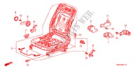 COMP. DE SIEGE AV.(RH)(COTE DE CONDUCTEUR) pour Honda CIVIC 1.8 EXI 4 Portes 5 vitesses automatique 2011