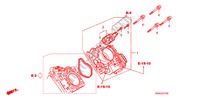 CORPS DE PAPILLON pour Honda CIVIC 1.8 VXI 4 Portes 5 vitesses manuelles 2011