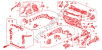 PAROI TRANSVERSALE AVANT/TABLEAU DE BORD pour Honda CIVIC 1.8 EXI 4 Portes 5 vitesses automatique 2011