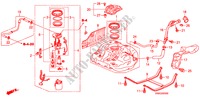 RESERVOIR A CARBURANT pour Honda CIVIC 1.8 EXI 4 Portes 5 vitesses automatique 2011