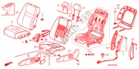 SIEGE AVANT(RH)(COTE DE PASSAGER) pour Honda CIVIC 1.8 EXI 4 Portes 5 vitesses automatique 2011