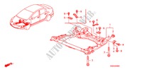 SOUS CHASSIS AVANT pour Honda CIVIC 1.8 EXI 4 Portes 5 vitesses automatique 2011