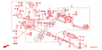BOITE DE VITESSES DE P.S.(EPS)(RH) pour Honda CIVIC HYBRID MX       ALCANTARA 4 Portes full automatique 2011
