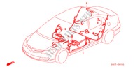FAISCEAU DES FILS(LH)(3) pour Honda CIVIC HYBRID MX 4 Portes full automatique 2008