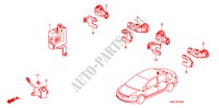 SENSEUR DE COIN pour Honda CIVIC HYBRID MX       ALCANTARA 4 Portes full automatique 2010