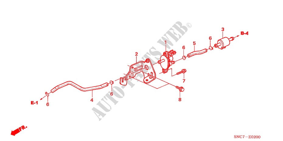 COMMANDE DE PURGE pour Honda CIVIC HYBRID MX 4 Portes full automatique 2010