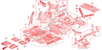 STRUCTURE DE CARROSSERIE(PANNEAU INTERIEUR) pour Honda LEGEND LEGEND 4 Portes 5 vitesses manuelles 1993