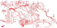 TUYAU D'INSTALLATION/TUBULURE(LH) pour Honda LEGEND LEGEND 4 Portes 5 vitesses manuelles 1994