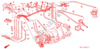 TUYAU D'INSTALLATION/TUBULURE(RH) pour Honda LEGEND LEGEND 4 Portes 4 vitesses automatique 1995