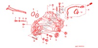 BOITE DE VITESSES (SOHC) pour Honda CIVIC CRX ESI 2 Portes 5 vitesses manuelles 1996