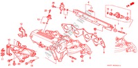 COLLECTEUR D'ADMISSION(PGM FI) (DOHC VTEC) pour Honda CIVIC VTI 3 Portes 5 vitesses manuelles 1995