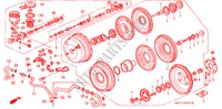MAITRE CYLINDRE DE FREIN/ ALIMENTATION PRINCIPALE(2) pour Honda CIVIC ESI 3 Portes 4 vitesses automatique 1995