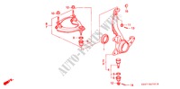ARTICULATION pour Honda CIVIC COUPE BASIC 2 Portes 5 vitesses manuelles 1995