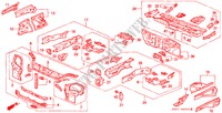 STRUCTURE DE CARROSSERIE(PAROI TRANSVERSALE AV.) pour Honda CIVIC COUPE BASIC 2 Portes 5 vitesses manuelles 1994