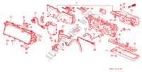 COMPOSANTS DE COMPTEUR(4) pour Honda PRELUDE 2.3I 2 Portes 5 vitesses manuelles 1996