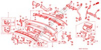 PANNEAU D'INSTRUMENT(1) pour Honda PRELUDE 2.3I 2 Portes 4 vitesses automatique 1992