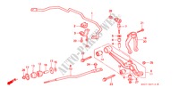 STABILISATEUR AVANT/ BRAS INFERIEUR AVANT pour Honda PRELUDE 2.0I 2 Portes 4 vitesses automatique 1993