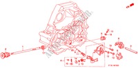 BIELLETTE DE SELECTION/SUPPORT DE SELECTION (DOHC) pour Honda CIVIC VTI 5 Portes 5 vitesses manuelles 1999