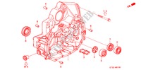 CARTER D'EMBRAYAGE(SOHC) pour Honda CIVIC 1.5I          75PS 5 Portes 5 vitesses manuelles 1999