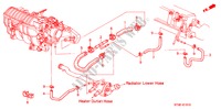DURIT D'EAU(SOHC) pour Honda CIVIC 1.4IS       L.P.G. 5 Portes 5 vitesses manuelles 1999