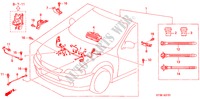 FAISCEAU DES FILS (SOHC)(RH) pour Honda CIVIC 1.4I 5 Portes 4 vitesses automatique 1999