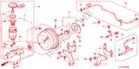 MAITRE CYLINDRE DE FREIN/ ALIMENTATION PRINCIPALE(DIESEL) pour Honda CIVIC 2.0ITD 5 Portes 5 vitesses manuelles 1999