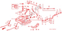 RESERVOIR A CARBURANT(DIESEL) pour Honda CIVIC 2.0ITD        90PS 5 Portes 5 vitesses manuelles 1999