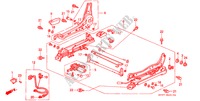 COMP. DE SIEGE AV. (D.)(PUISSANCE) pour Honda ACCORD AERODECK 2.2IES 5 Portes 4 vitesses automatique 1994