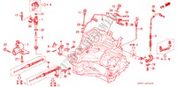 LEVIER DE COMMANDE pour Honda ACCORD AERODECK 2.2IES 5 Portes 4 vitesses automatique 1994