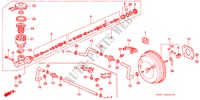 MAITRE CYLINDRE DE FREIN/ ALIMENTATION PRINCIPALE pour Honda ACCORD AERODECK 2.2IES 5 Portes 4 vitesses automatique 1994