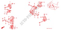 SUPPORTS DE MOTEUR(MT) pour Honda ACCORD AERODECK 2.0IES 5 Portes 5 vitesses manuelles 1996
