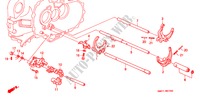 FOURCHETTE DE SELECTION/ARBRE DE FOURCHETTE (3.0L) pour Honda NSX NSX-T 2 Portes 5 vitesses manuelles 1995