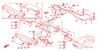 LAVE GLACE DE PARE BRISE(LH) pour Honda NSX NSX-T 2 Portes 4 vitesses automatique 2000