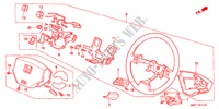 VOLANT DE DIRECTION (KE/KF/KG/KH/KQ/KX) pour Honda NSX NSX-T 2 Portes 5 vitesses manuelles 1995