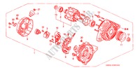 ALTERNATEUR(DENSO) pour Honda NSX NSX-T 2 Portes 4 vitesses automatique 2003
