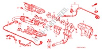COLLECTEUR D'ECHAPPEMENT(3.2L) pour Honda NSX NSX 2 Portes 6 vitesses manuelles 2003