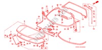 HAYON ARRIERE/MOTEUR COUVERCLE DE MAINTENANCE(NSX) pour Honda NSX NSX 2 Portes 6 vitesses manuelles 2003