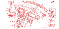 PANNEAU D'INSTRUMENT(LH) pour Honda NSX NSX-T 2 Portes 4 vitesses automatique 2004
